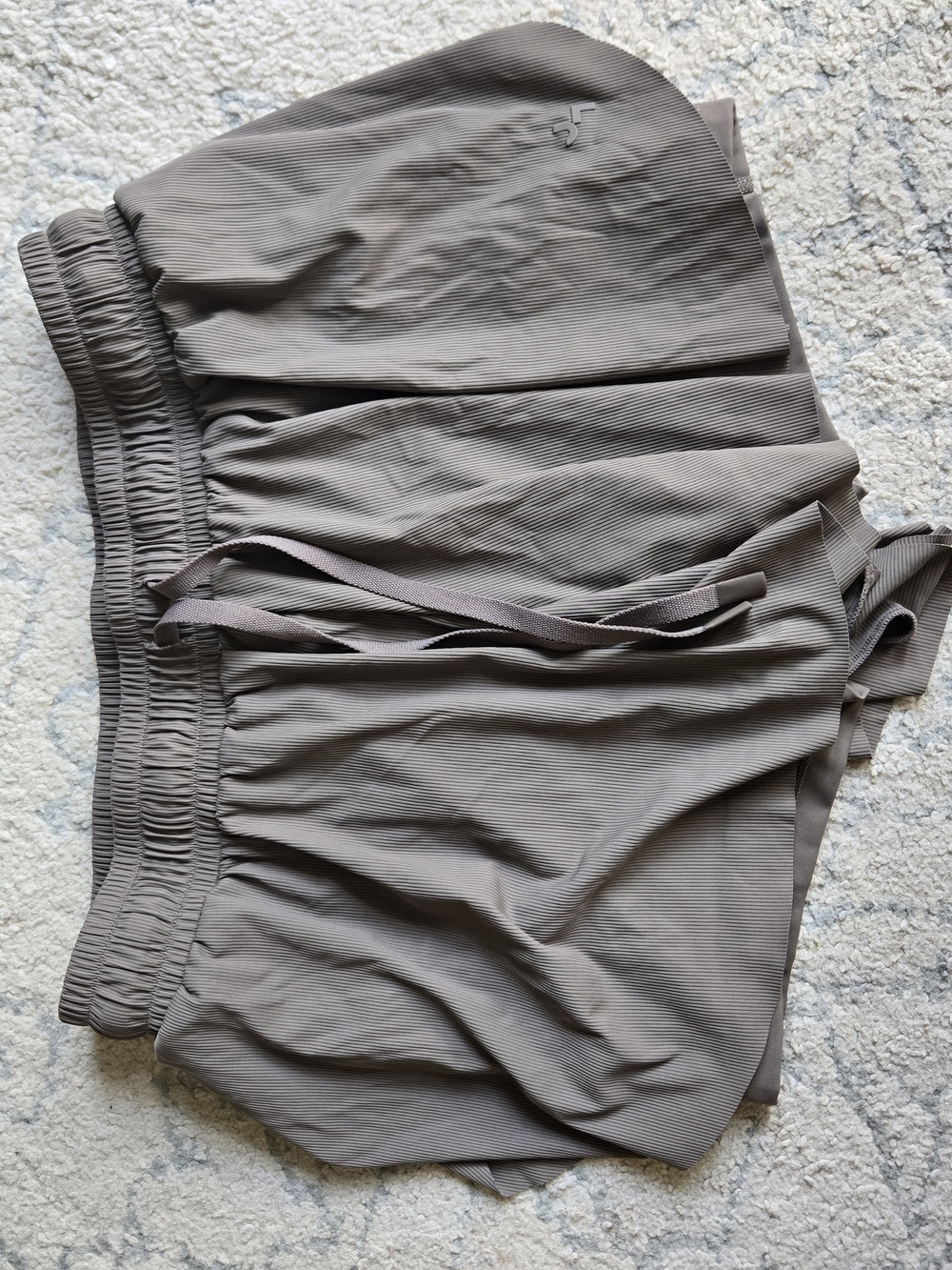 JoyLab Taupe Drawstring Short with Inner Short - Picture 3 of 7